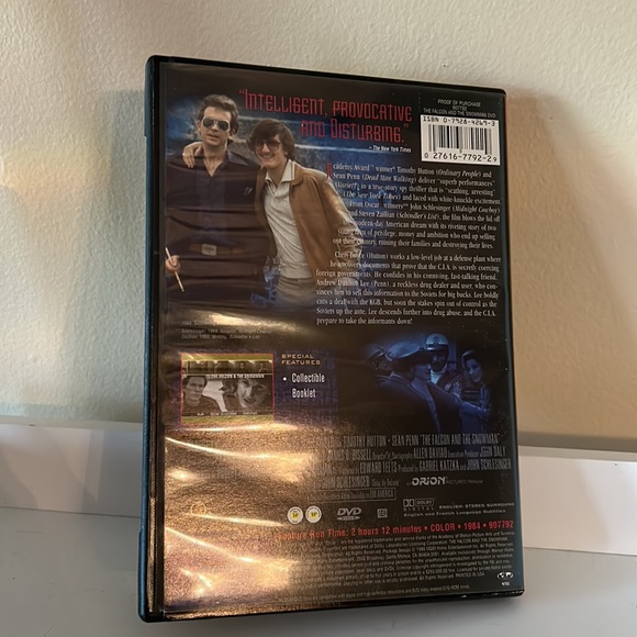 4/$20 THE FALCON & THE SNOWMAN dvd - Picture 4 of 4